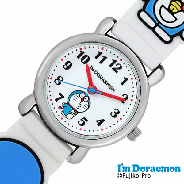 ドラえもん 時計 サンリオ 腕時計 Sanrio ドラえもん腕時計 かわいい時計 アイアム ドラえもん I'm Doraemon キッズ 子供 ホワイト SR-V18 グッズ キッズウォッチ ジュニア 子供用 男の子 女の子 孫 姪 甥 兄弟 姉妹 プレゼント ギフト キャラクター 入学 入園
