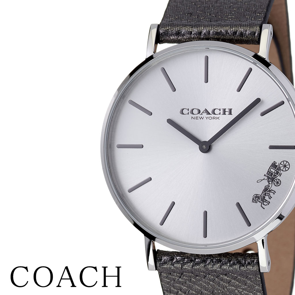 コーチ 腕時計 COACH 時計 COACH腕時計 コーチ時計 腕時計コーチ ペリー Perry レディース シルバー CO-14503155 レディース腕時計 腕時計レディース 人気 お洒落 流行 ラウンド アナログ シンプル ブランド プレゼント ギフト