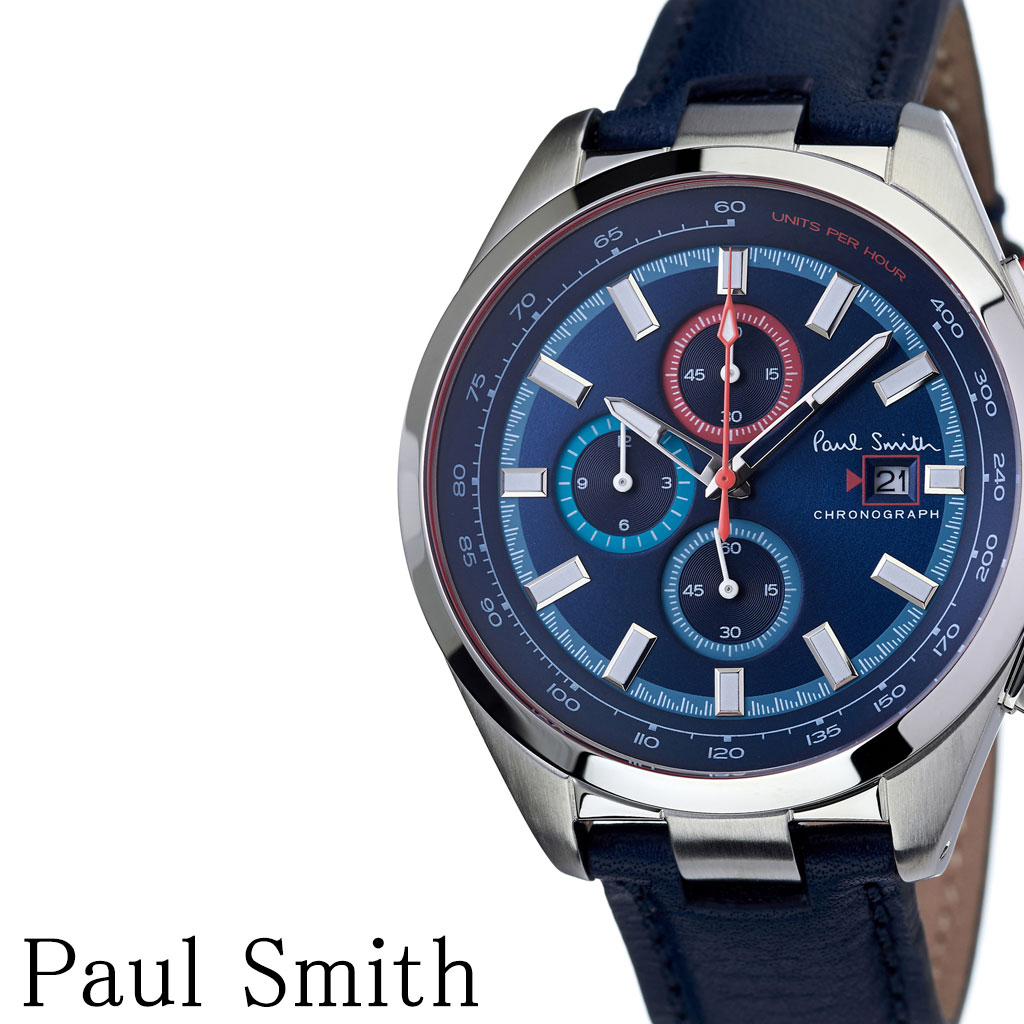 ポールスミス 腕時計 Paulsmith 時計 Paulsmith腕時計 ポールスミス時計 メンズ ネイビー PS0110012 メンズ腕時計 腕時計メンズ 人気 お洒落 流行 ブランド クロノ シンプル アナログ ビジネス ラウンド プレゼント ギフト 新社会人 新生活