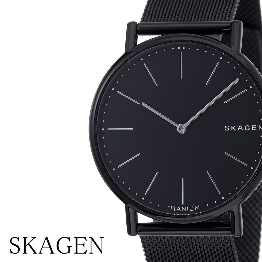 [32%OFF \9,832円引き]スカーゲン 腕時計 SKAGEN 時計 SKAGEN腕時計 スカーゲン時計 シグネチャー SIGNATUR メンズ レディース メンズ レディース ブラック SKW6484 人気 お洒落 メッシュ ラウンド シンプル ブランド ファッション プレゼント ギフト 新社会人 バレンタイン