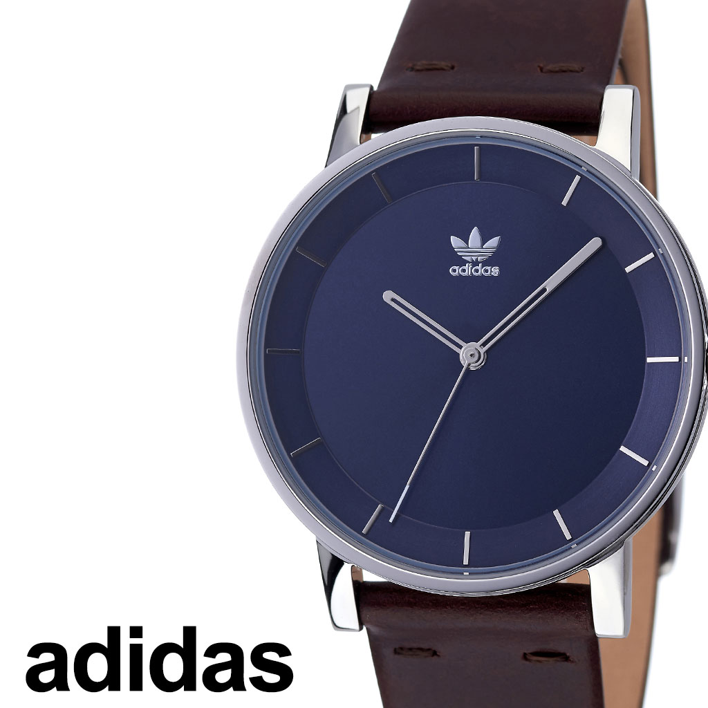 [50%OFF 9,350円引き] アディダス 腕時計 adidas 時計 adidas腕時計 アディダス時計 ディストリクトエル1 DISTRICT_L1 メンズ レディース ネイビー Z08-2920-00 人気 お洒落 シルバー 革 シンプル アナログ スタイリッシュ プレゼント ギフト 新社会人