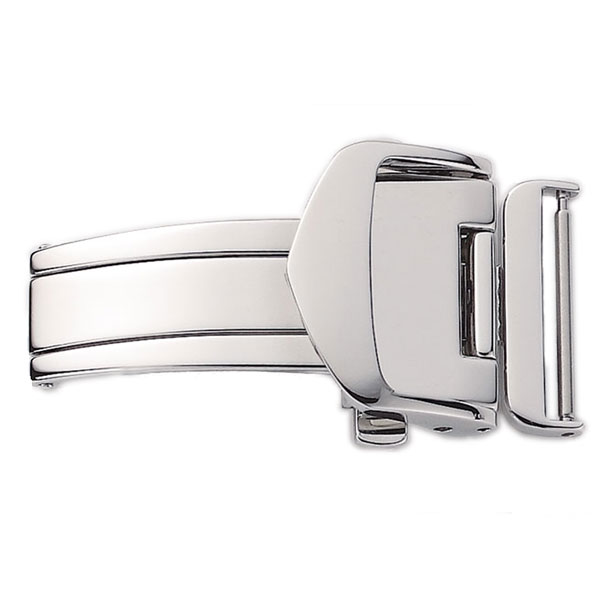 BAMBI Dバックル バンビ 腕時計用バックル 三つ折れプッシュ式 ベルト幅:16mm対応 メンズ レディース Dバックル ZS0007N [ 付け替え 簡単 シルバー レザーベルト用 革ベルト バックル Dバックル 時計ベルト オシャレ ] [ プレゼント ギフト ]格安通販　バレンタイン　人気　ランキング