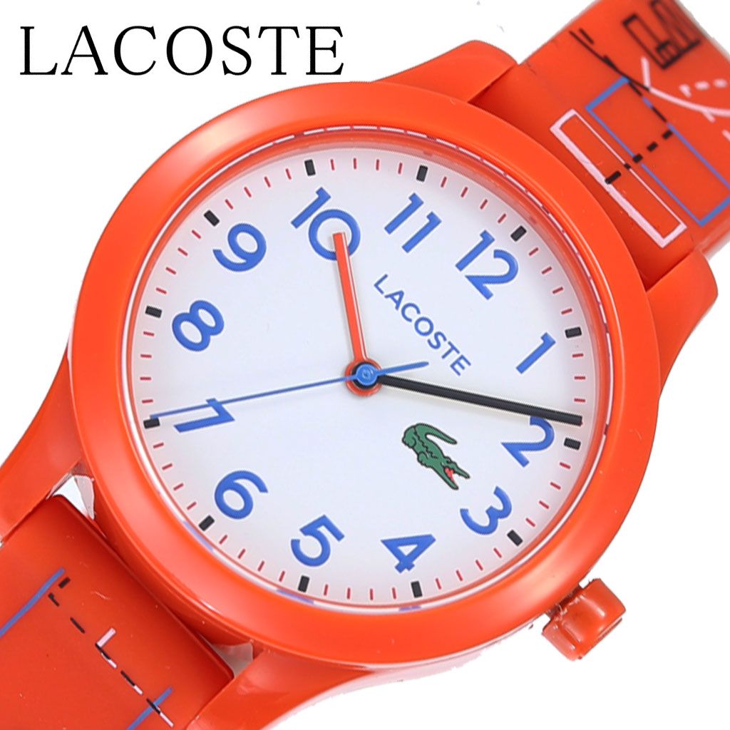 ラコステ 腕時計 LACOSTE 時計 キッズ レディース 腕時計 ホワイト LC2030010 子供 子供用腕時計 子ども こども キッズウォッチ 孫 小学生 幼稚園 誕生日 幼児 女の子 男の子 ラバー 親子 ブランド 子供用 防水 かわいい プレゼント ギフト 新生活 発表会