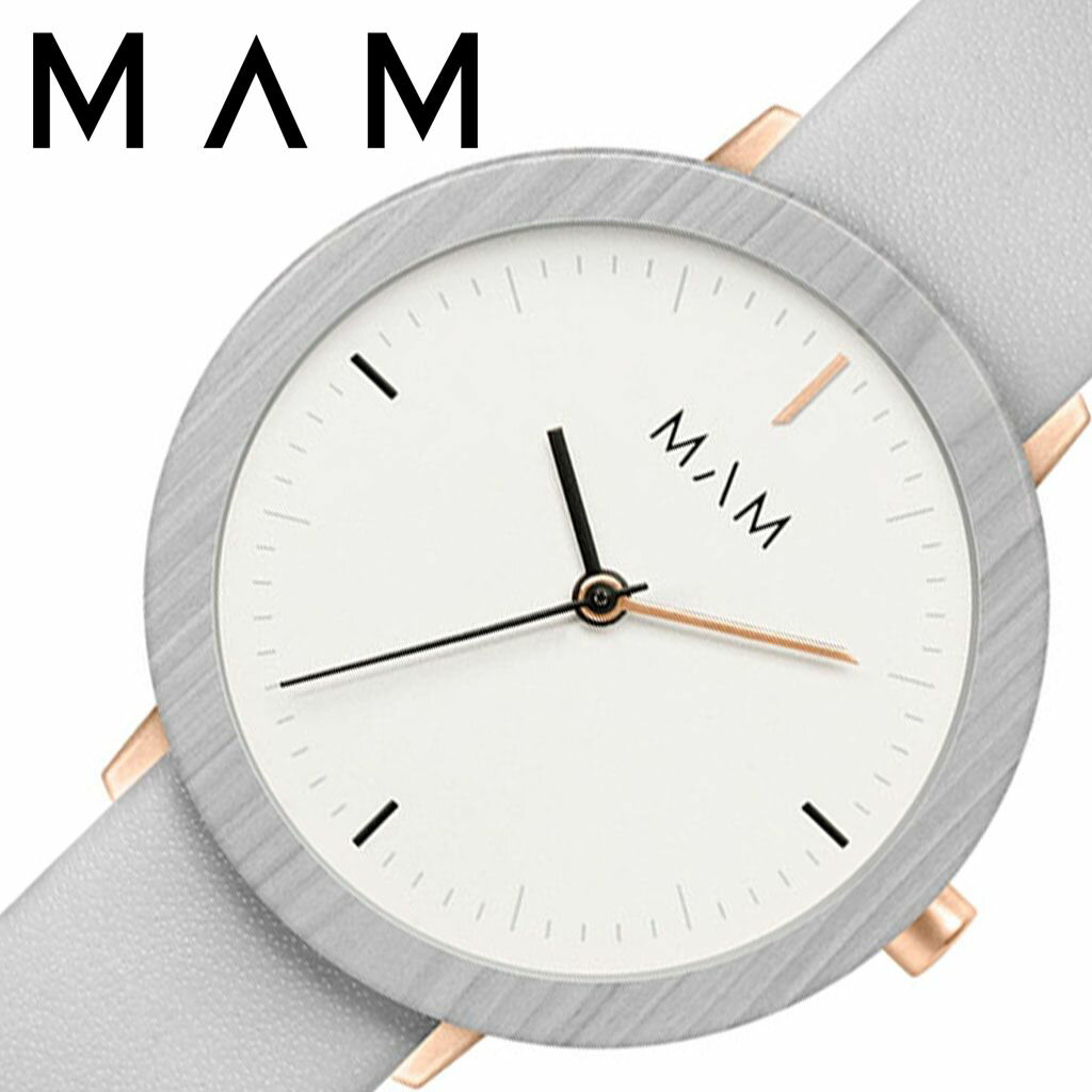 マム 腕時計 MAM 時計 フェラ FERRA ホワイト MAM640 正規品 新作 人気 ブランド 防水 革ベルト レザー おしゃれ シンプル 大人 可愛い かわいい 個性的 カジュアル 木 天然 木製 ウッド エコ 環境 ミニマル デザイン デザイナーズ プレゼント ギフト