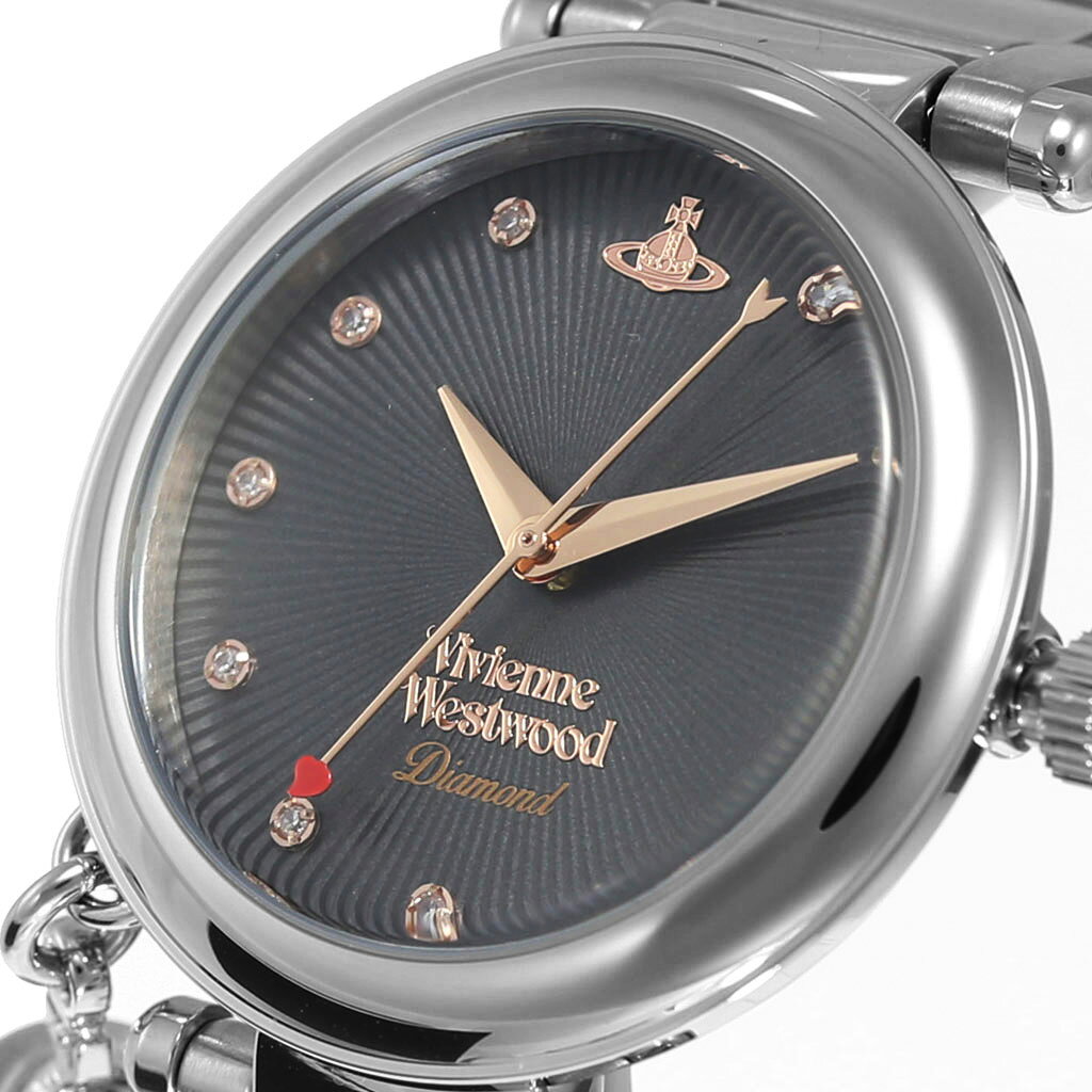 【最大10%OFF 4546円引】ヴィヴィアンウエストウッド 腕時計 VivienneWestwood 時計 レディース ブラック VV006GNSL 人気 防水 女性 向け ブランド おすすめ ビビアン ステンレス ラインストーン 彼女 妻 嫁 オーブ メタル シルバー プレゼント ギフト 楽天スーパーセール