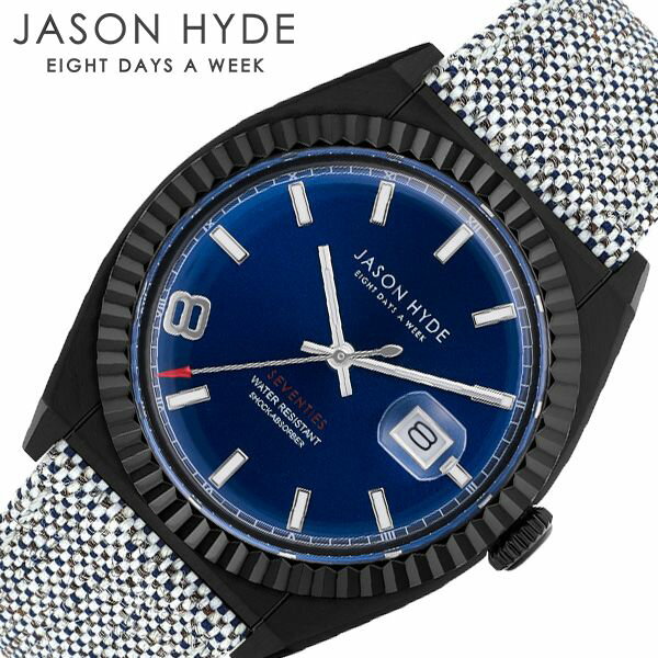 ジェイソン・ハイド 腕時計 JASON HYDE 時計 アイハブデイト I HAVE A DATE メンズ ブルー JH30006 人気 ブランド おすすめ ファッション 防水 アンティーク 彼氏 旦那 夫 記念日 プレゼント ギフト