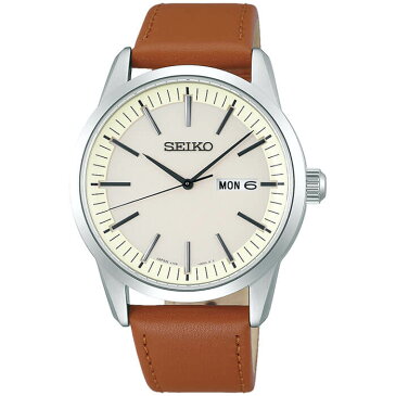 セイコー SEIKO セレクション SELECTION メンズ ホワイト SBPX125 [ 人気 ブランド 防水 シンプル ファッション ビジネス スーツ カジュアル カレンダー ] [ プレゼント ギフト 新生活 ]