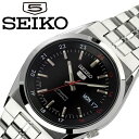 セイコー 腕時計 SEIKO 時計 セイコーファイブ SEIKO5 メンズ ブラック SNK571J ...