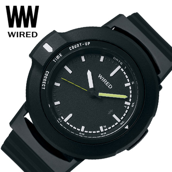 ワイアード 腕時計（メンズ） セイコー 腕時計 SEIKO 時計ワイアード ツーダブ WIRED WW TYPE01 ON メンズ 腕時計 ブラック AGAB401 人気 正規品 新作 ブランド 防水 ファッション おしゃれ カジュアル Bluetooth 高機能 プレゼント ギフト 新生活 新社会人 父の日