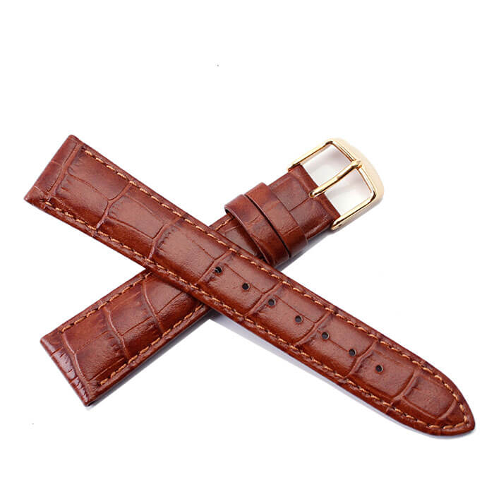 21mm 腕時計ベルト ブラウン ゴールド バンビ BAMBI BKM053-21-BR-GD 人気 ファッション 革 替えベルト 替えストラップ 替えバンド 替え 時計 ベルト ストラップ バンド メンズ レディース 高級 シンプル プレゼント ギフト