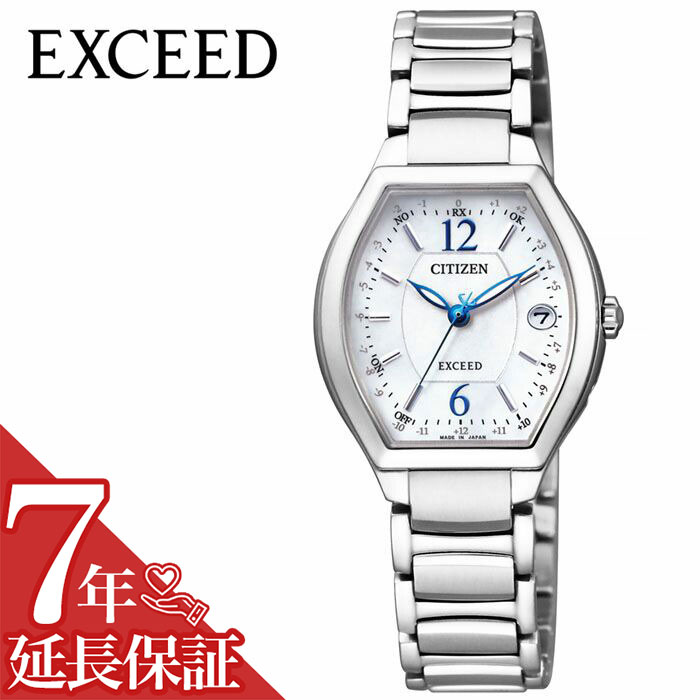 【延長保証対象】CITIZEN 腕時計 シチズン 時計 エクシード EXCEED レディース 腕時計 ホワイト ES9340-55W 人気 正規品 ブランド おすすめ 防水 蝶貝 パール パーフェックス 電波 ソーラー トノー おしゃれ ファッション プレゼント ギフト 新生活 新社会人 バレンタイン