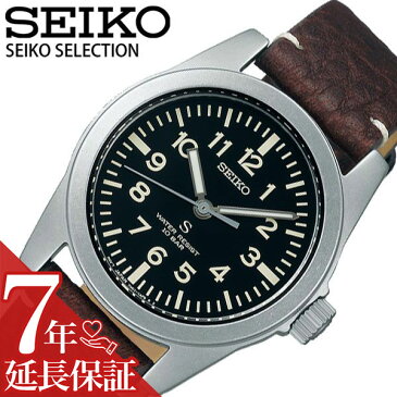 【延長保証対象】セイコー 腕時計 SEIKO 時計セイコーセレクション SUSデザイン 復刻モデル ナノユニバース スペシャルエディション nano・universe メンズ ブラック SCXP171 [ 人気 ブランド 新作 防水 おしゃれ カジュアル ヴィンテージ ] [ プレゼント ギフト ]