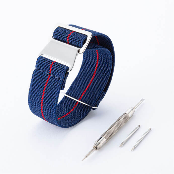 マリーンナショナルストラップ 腕時計ベルト MARINE NATIONAL STRAP 時計 20mm メンズ レディース ベルト BT-MN-20-NVRD-SV 正規品 人気 カスタム 工具 取り替え 取り付け 交換 道具 バンド ストラップ 取り外し プレゼント ギフト