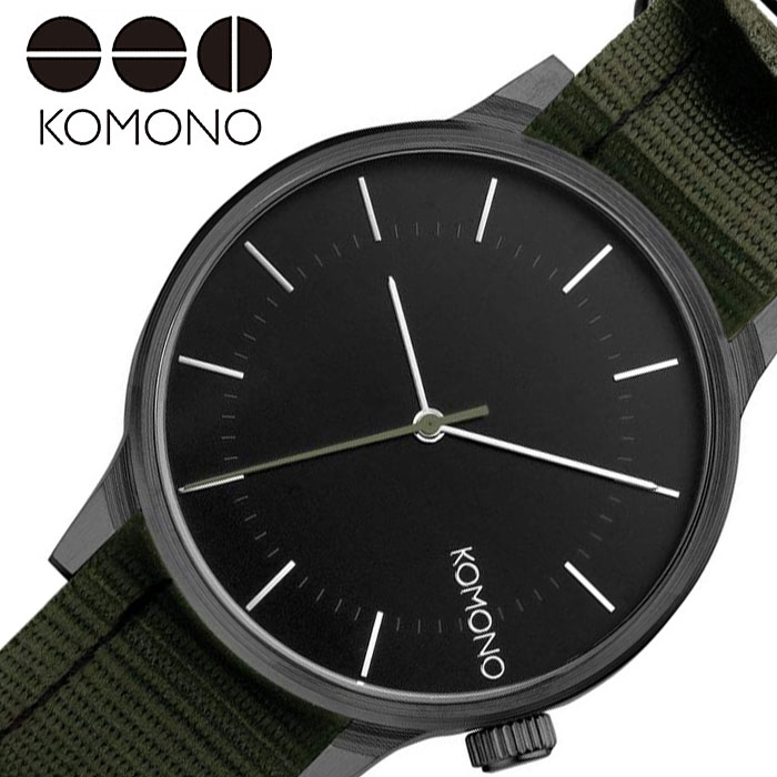 コモノ 【10%OFF 1188円引】コモノ 腕時計 KOMONO 時計 ウインストン リーガル WINSTON REGAL レディース ブラック KOM-W2273 人気 ブランド おすすめ ファッション カジュアル おしゃれ 個性的 シンプル シック プレゼント ギフト 新社会人 新生活 新社会人