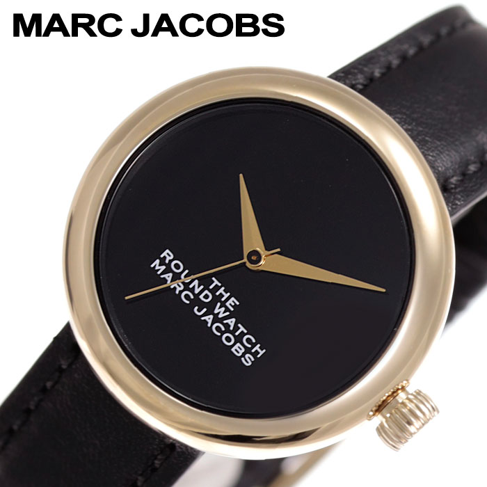 マークバイマークジェイコブス 【10%OFF 2781円引】マークジェイコブス 腕時計 MarcJacobs 時計 ザ ラウンドウォッチ The Round Watch レディース ブラック MJ0120179282 人気 ブランド シンプル マークバイマークジェイコブス おしゃれ ファッション カジュアル かわいい ギフト 新生活 新社会人