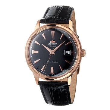 オリエント 腕時計 ORIENT 時計 バンビーノ クラシック BAMBINO CLASSIC メンズ ブラック ORW-FAC00001B0 ブランド 人気 海外モデル 防水 レトロ アンティーク調 オートマチック 自動巻き 機械式 レザーベルト 革 ビジネス 仕事 スーツ 誕生日
