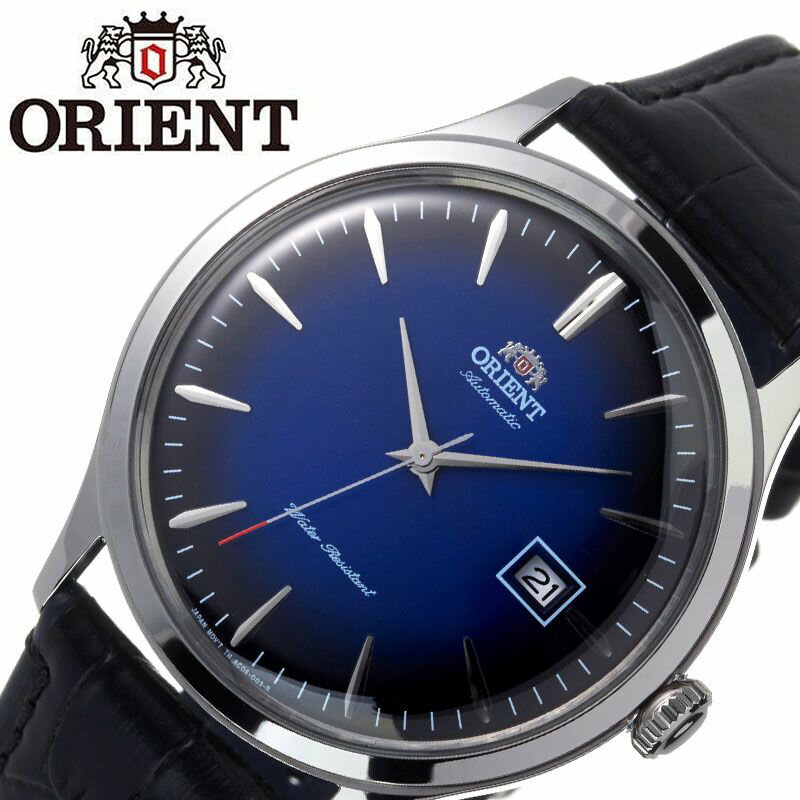 オリエント 腕時計 ORIENT 時計 バンビーノ クラシック BAMBINO CLASSIC メンズ ブルー ORW-FAC08004D0 ブランド 人気 海外モデル 防水 レトロ アンティーク 調 オートマチック 自動巻き 自動巻 機械式 レザー ベルト 革 誕生日 新社会人 バレンタイン