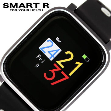 スマートR 腕時計 SMART R 時計 メンズ レディース 液晶 6301134 [ 人気 ブランド スマートウォッチ トレーニング ジム スポーツ アウトドア 心拍計 フィットネス マラソン ランニング サイクリング 登山 消費カロリー計算 ウェアラブル デバイス ]