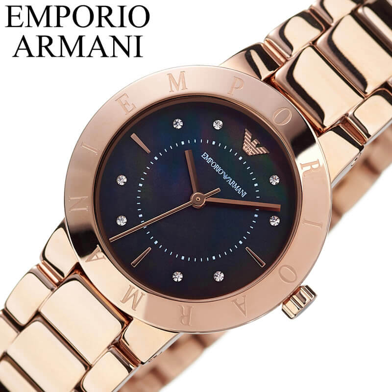 EMPORIO ARMANI 腕時計 エンポリオ アルマーニ 時計 グレタ GRETA レディース 腕時計 ブラック AR11251 海外 カジュ…