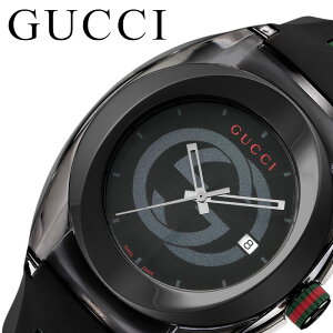 グッチ 腕時計 GUCCI 時計 シンク SYNC メンズ 腕時計 ブラック YA137107A 人気 おすすめ 高級 ブランド 大人 かっこいい シェリーライン ラバー カジュアル スポーティ ファッション ペアウォッチ ペアコーデ おそろい 彼氏 ギフト プレゼント 母の日 父の日 旅行 観光 遠足