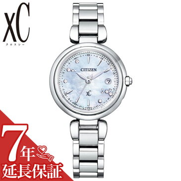 CITIZEN xC 腕時計 シチズン クロスシー 時計 mizu Titania Happy Flight レディース 腕時計 白蝶貝 ES9461-51W 人気 ブランド 正規品 防水 電波 電波時計 チタン 軽量 軽い 小さめ かわいい シンプル 華奢 大人 おしゃれ 社会人 プレゼント ギフト 母の日