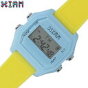 サマー 腕時計 I am the watch アイアムザウォッチ 時計 ライトブルー IAM-KIT548 人気 ブランド おしゃれ ファッション カジュアル デジタル レトロ カラフル かわいい 親子 ペア お揃い お揃コーデ ギフト