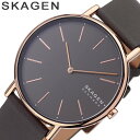 スカーゲン SKAGEN 腕時計 スカーゲン 時計 シグネチャー SIGNATUR ユニセックス 腕時計 グレー SKW2794 人気 お洒落 北欧 ラウンド アナログ シンプル カジュアル ブランド ファッション ギフト プレゼント 新社会人 母の日 父の日