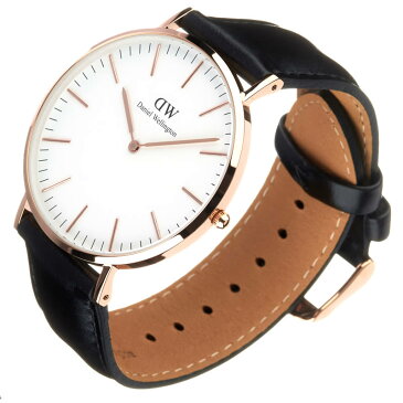 DanielWellington 腕時計 ダニエルウェリントン 時計 クラシック シェフィールド ローズ 40mm CLASSIC Sheffield Rose メンズ 腕時計 ホワイト DW00100007 北欧 DW ペアウォッチ カップル シンプル ラウンド クラシック 上品 モダン プレゼント ギフト 母の日