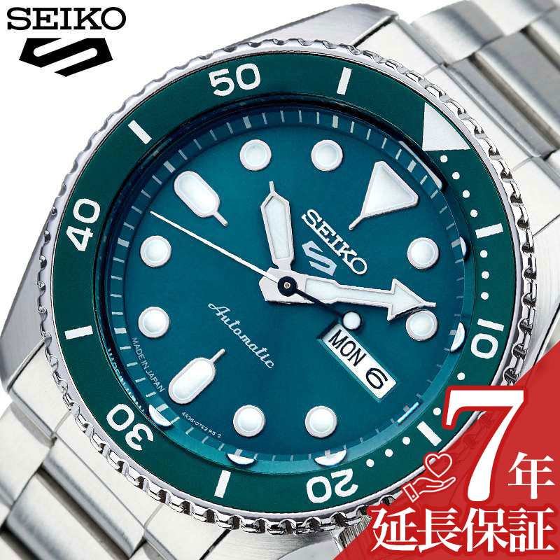 セイコー5スポーツ 時計 SEIKO5 Sports メカニカル 腕時計 スポーツ スタイル Sports Style メンズ 腕時計 グリーン SBSA011 FAVSEIKO 人気 ブランド 防水 カレンダー 自動巻 スケルトン おしゃれ ファッション カジュアル ビジネス プレゼント ギフト 父の日