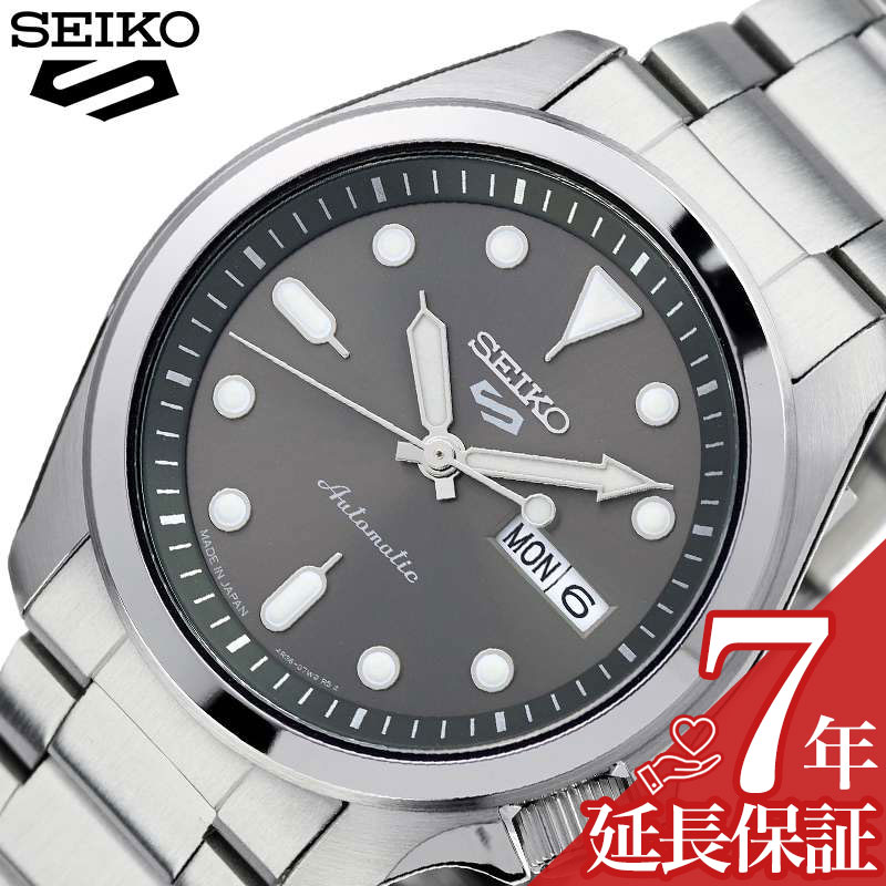 セイコー5スポーツ 時計 SEIKO5 Sports メカ 腕時計 ソリッドボーイ スポーツスタイル Solid Boy Sports Style メンズ 腕時計 グレー SBSA041 FAVSEIKO 人気 ブランド 防水 カレンダー 自動巻 スケルトン おしゃれ ファッション ビジネス プレゼント ギフト 新社会人