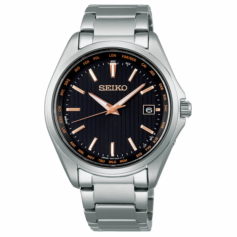 SEIKO SELECTION 腕時計 セイコーセレクション 時計 メンズ ブラック SBTM293 新作 人気 正規品 ブランド おすすめ 防水 電波ソーラー ソーラー 電波修正 メタル ベルト プレゼント