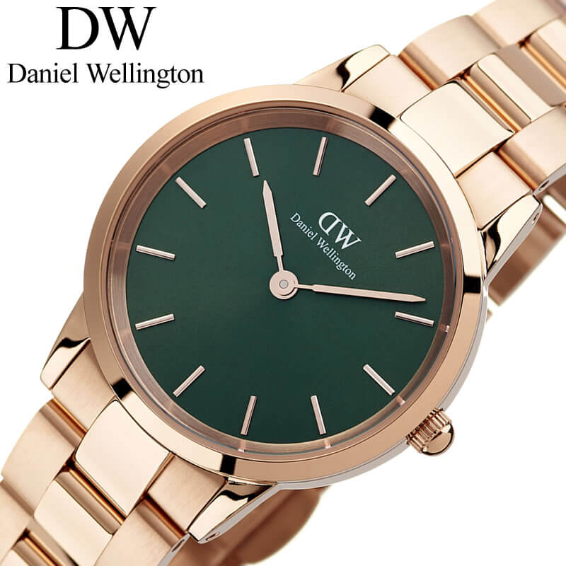 ダニエル ウェリントン 腕時計 Daniel Wellington 時計 アイコニック リンク Iconic Link レディース 腕時計 エメラルドグリーン W-DW00100420 人気 おすすめ おしゃれ ブランド プレゼント ギフト 新社会人 母の日