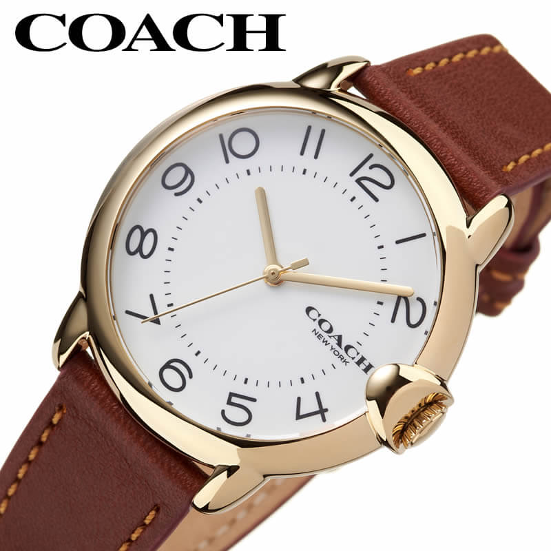 楽天腕時計専門店ハイブリッドスタイルコーチ 腕時計 COACH 時計 アーデン ARDEN レディース 腕時計 ホワイト クォーツ（電池式） 14503607 人気 おすすめ おしゃれ ブランド プレゼント ギフト 新社会人 母の日 プレゼント