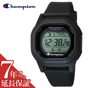 チャンピオン 腕時計 Champion 時計 デジタル ブラック SOLAR-TECH ユニセックス 腕時計 液晶 クォーツ(ソーラー電波) ソーラー電波時計 D00A-002VK 人気 おすすめ おしゃれ ブランド プレゼント ギフト 新社会人 母の日 父の日 旅行 観光 遠足 クリスマス