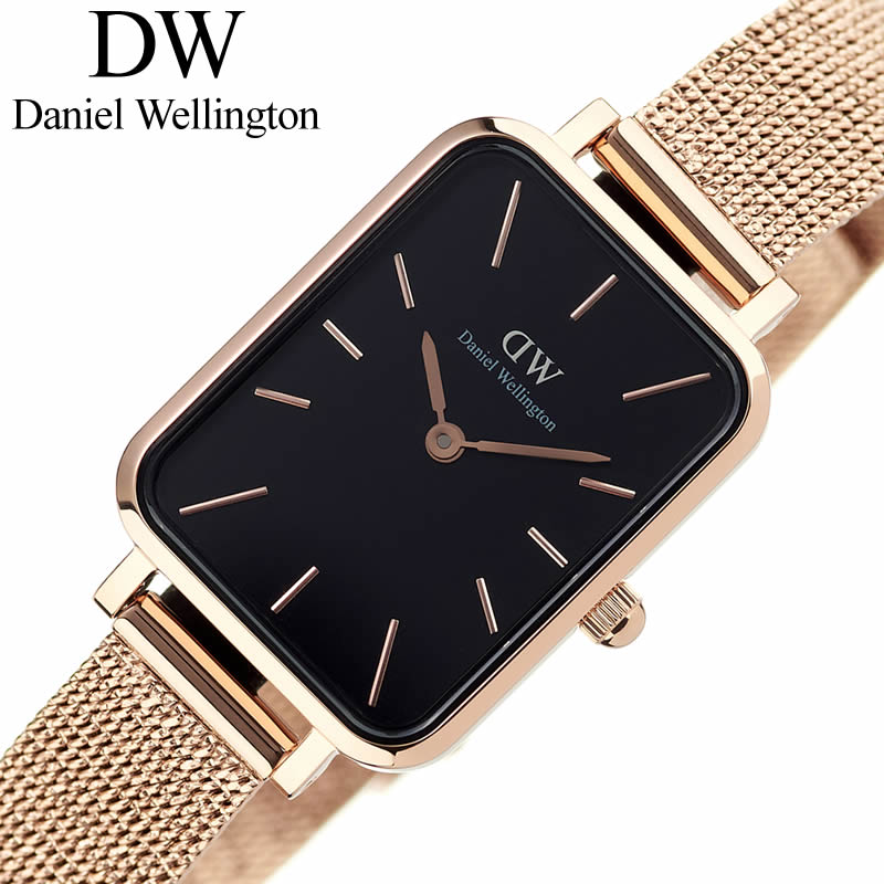 ダニエル ウェリントン 腕時計 Daniel Wellington 時計 クアドロ QUADRO レディース 腕時計 ブラック DW00100432 人気 おすすめ おしゃれ ブランド プレゼント ギフト 新社会人 バレンタイン