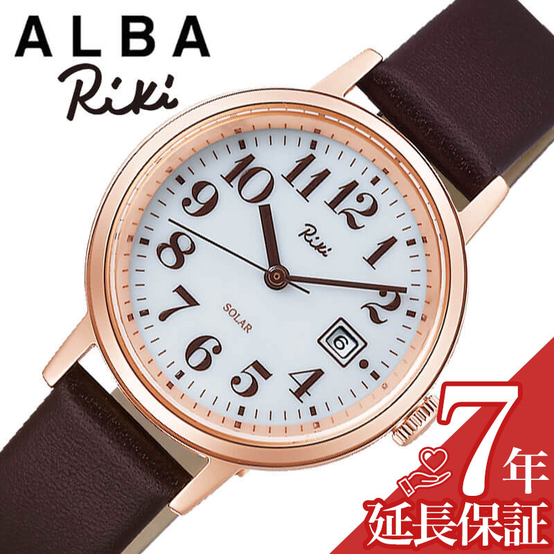 Deua - 【最大3,800円引き】【20％OFF】セイコー アルバ 腕時計 SEIKO ALBA 時計 リキ ワタナベ コレクション RIKI WATANABE COLLECTION レディース ホワイト クォーツ ソーラー AKQD403 人気 おすすめ おしゃれ ブランド プレゼント ギフト