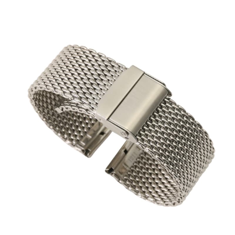 バンビ ベルト BAMBI バンド メンズ 男性 レディース 女性 ユニセックス 男女兼用 ステンレスメッシュ メッシュベルト 厚型 金属バンド メタルバンド ツヤあり 22mm BSN1213S 人気 ビジネス おすすめ おしゃれ ブランド プレゼント ギフト 誕生日 記念日