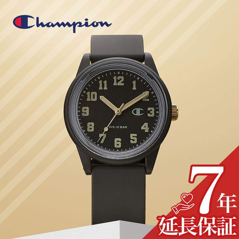 感謝祭16日23:59迄【店内全品P2倍】チャンピオン 腕時計 Champion 時計 ユニセックス ブラック ソーラー クォーツ (電池式) 男女兼用 ソーラーパワー R05A-505VK 人気 おすすめ おしゃれ ブランド プレゼント ギフト