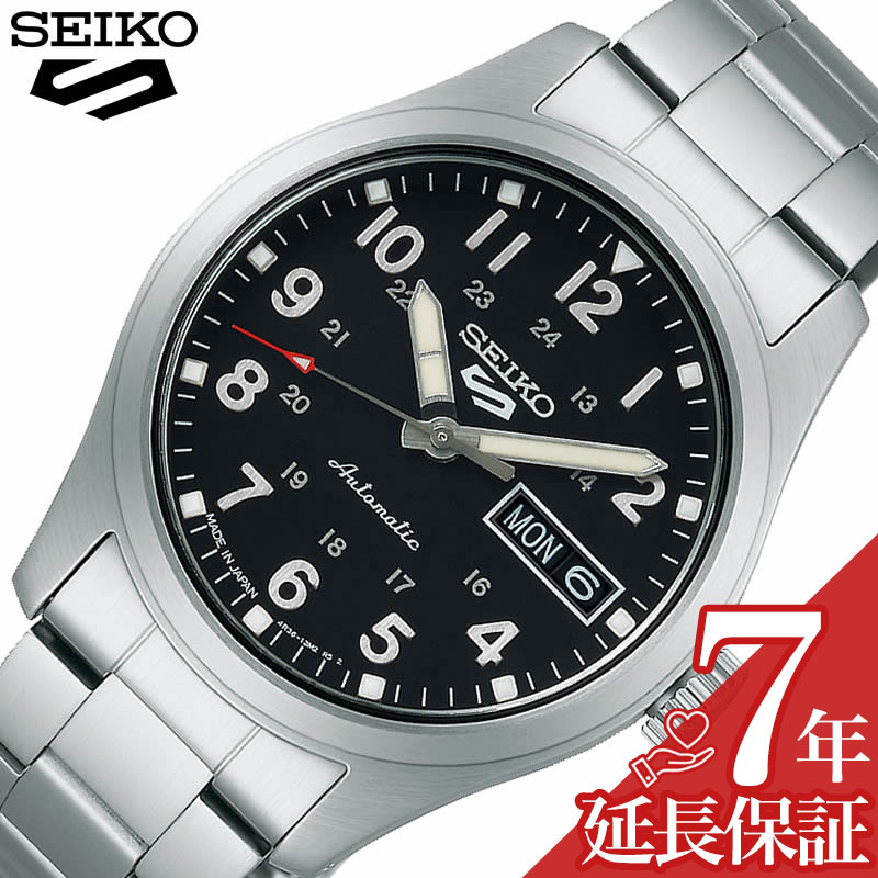 楽天腕時計専門店ハイブリッドスタイルセイコー 腕時計 ファイブスポーツ Field Sports Style SEIKO 5 メンズ ブラック シルバー 時計 機械式 自動巻き SBSA197 人気 おすすめ おしゃれ ブランド 実用 ビジネス カジュアル ファッション 話題 本格派 プレゼント ギフト
