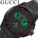 グッチ 腕時計 GUCCI 時計 Gタイムレス G-TIMELESS メンズ YA126270 男性 ブラック イタリア ブランド 高級 人気 ファッション 仕事 大人 おすすめ おしゃれ ブランド プレゼント ギフト その1