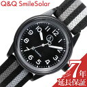 シチズン 腕時計 Q&Q 時計 CITIZEN ソーラー 防水 軽い スマイルソーラー Smile Solar きっかけの時計 Series 003 ブラック ...