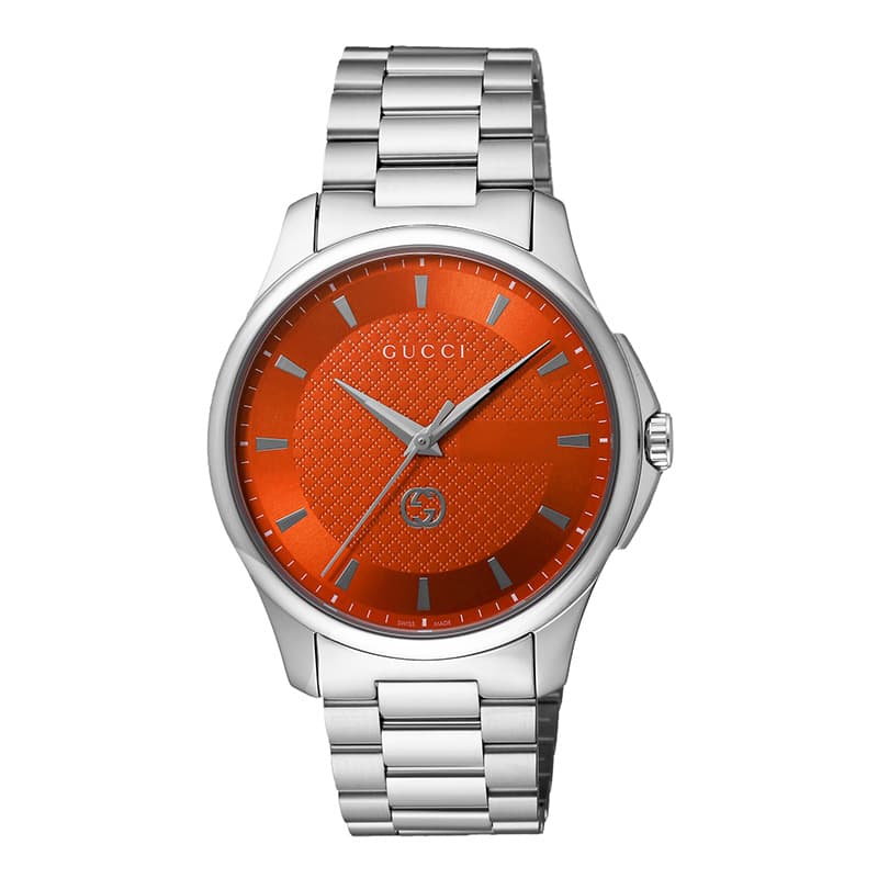 グッチ 腕時計 GUCCI 時計 Gタイムレス G Timeless メンズ コーラルレッド ブランド 高級 ジュエリー 綺麗 hstyle-10174978 腕時計専門店ハイブリッドスタイル サンプル画像2