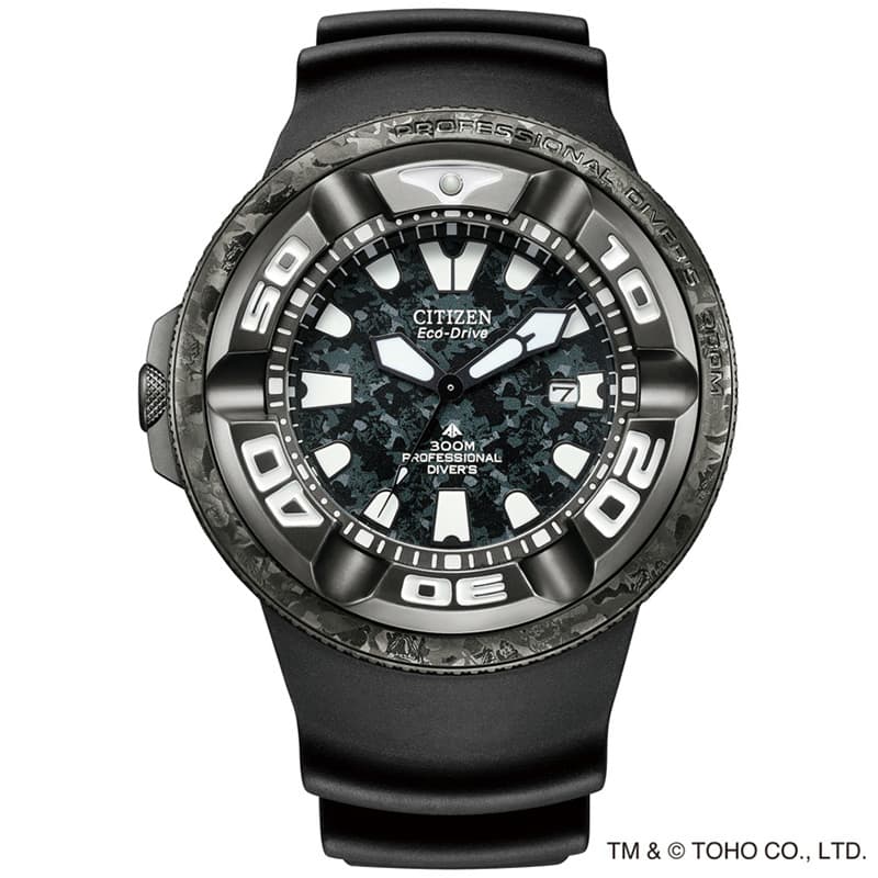 シチズン 腕時計 CITIZEN 時計 プロマスター MARINEシリーズ 光発電エコ・ドライブ プロフェッショナルダイバー300m ゴジラコラボレーションモデル PROMASTER Eco-Drive BJ8056-01Eプレゼント
