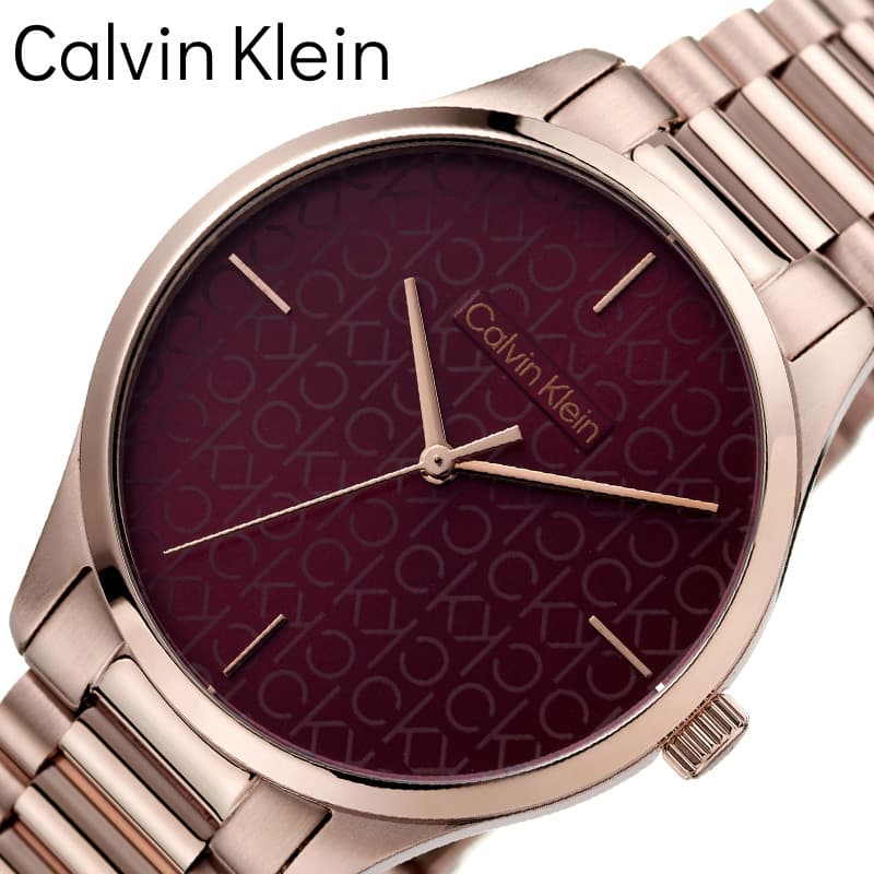 【35%OFF 13145円引】カルバンクライン 腕時計 Calvin Klein 時計 アイコニック Iconic レディース ボルドー デザイン 本格 セン...