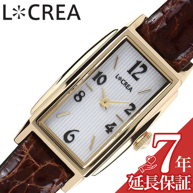 ルクレア 腕時計 LCREA 時計 レクタングル レディース ゴールド ソーラー ビジネス 女性 電池交換不要 日本製 可愛い かわいい ファッション レディースファッション エレガンス 人気 おすすめ おしゃれ ブランド プレゼント ギフト LC2002-GPCBR
