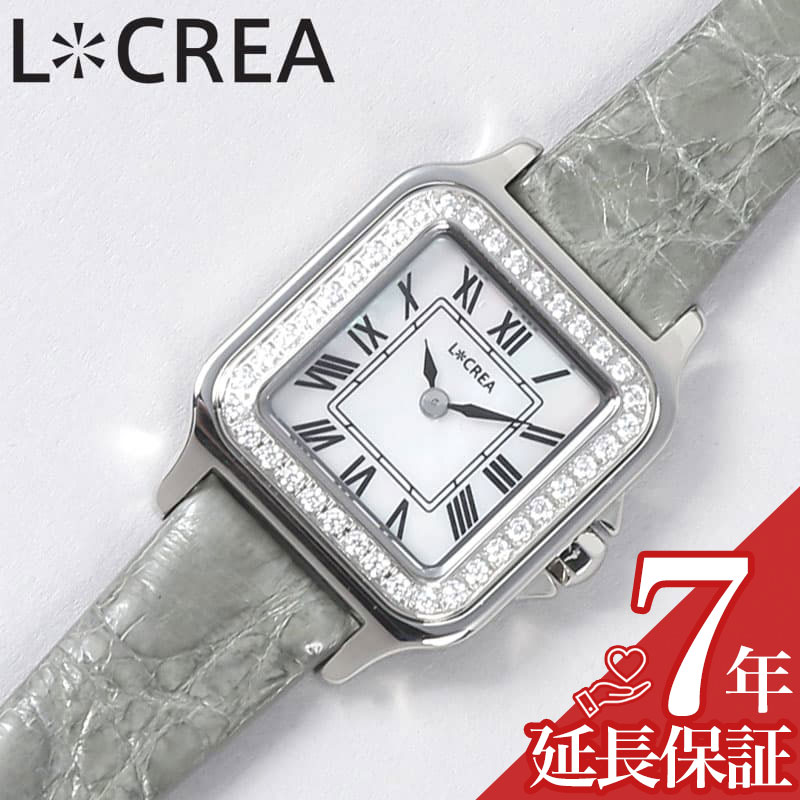 樂天商城 - ルクレア 腕時計 LCREA 時計 キャレ キュービックジルコニア レディース シルバー ソーラー カレ ビジネス 女性 電池交換不要 日本製 可愛い かわいい ファッション 人気 おすすめ おしゃれ ブランド プレゼント ギフト LC2301-SSCSA CARRE de CZ