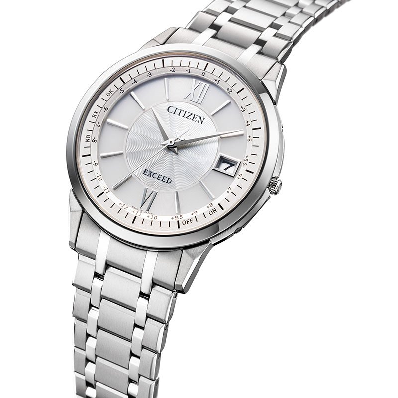 シチズン 腕時計 CITIZEN 時計 エクシード メンズ 電波 ソーラー 男性 仕事 ビジネス スーツ オフィス 誕生日 記念日 彼氏 夫 旦那 様 父 息子 電波ソーラ 電波時計 カレンダー チタン 軽量 薄型 シンプル CB1140-61D 人気 おすすめ おしゃれ ブランド プレゼント ギフト