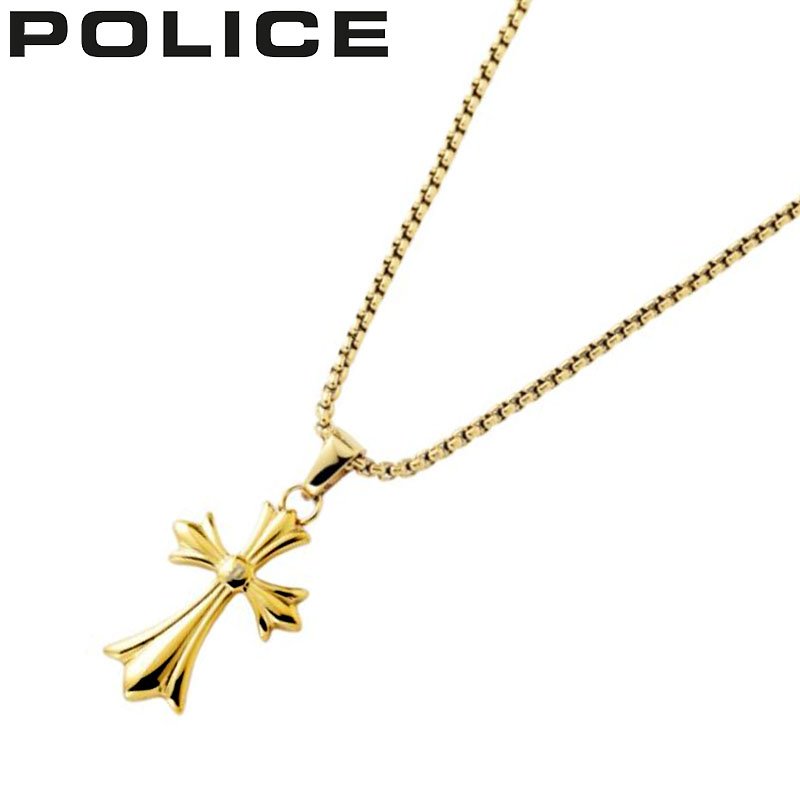 楽天腕時計専門店ハイブリッドスタイルポリス アクセサリー POLICE ネックレス グレイス GRACE メンズ ゴールド 男性 誕生日 記念日 お祝い 贈り物 彼氏 夫 旦那 パパ 父 息子 ファッション かっこいい 26375PSG02 定番 人気 おすすめ おしゃれ ブランド プレゼント ギフト