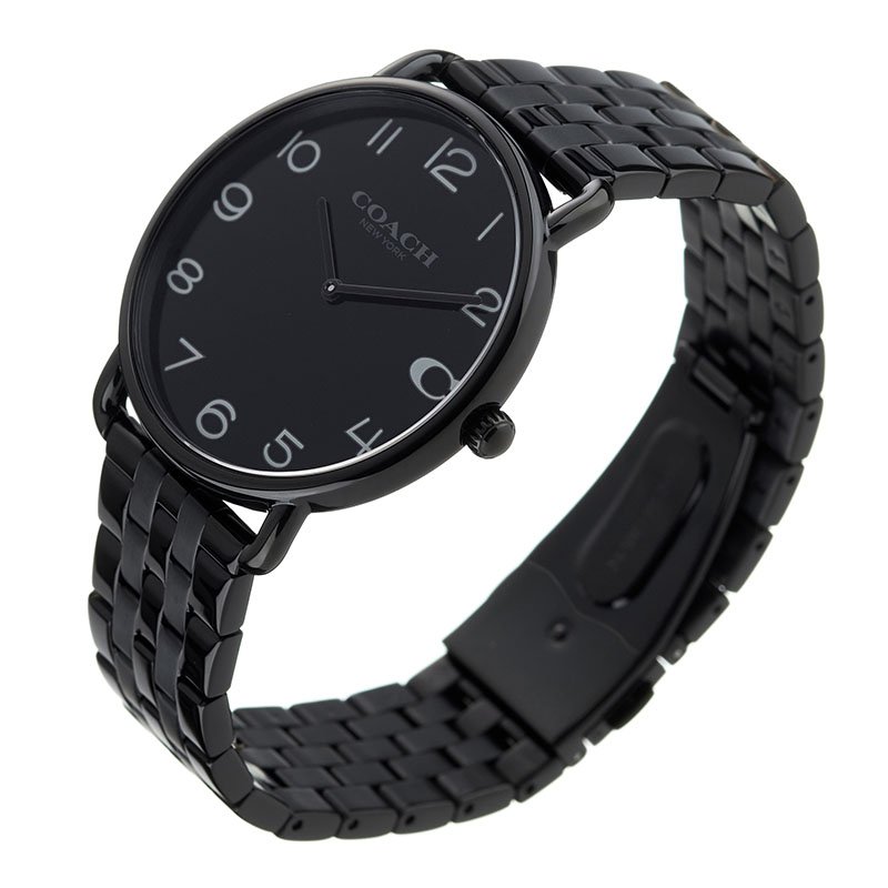 コーチ 腕時計 COACH 時計 エリオット ELLIOT メンズ ブラック 男性 仕事 ビジネス スーツ オフィス 社会人 入学祝い 卒業祝い 就職祝い 誕生日 記念日 お祝い 贈り物 彼氏 夫 旦那 様 パパ 父 息子 14602670 上品 定番 人気 おすすめ おしゃれ ブランド プレゼント ギフト