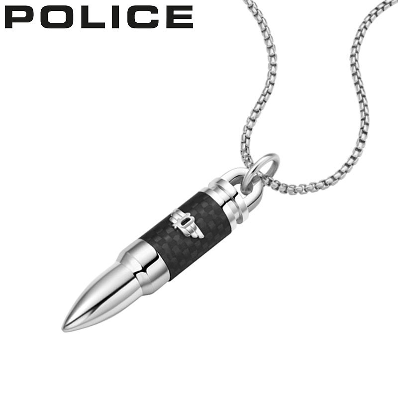 ポリス アクセサリー POLICE ネックレス ショーピース SHOWPIECE メンズ シルバー ブラック 男性 誕生日 記念日 お祝…